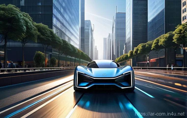 컴퓨터 부팅 속도 향상 방법 - **Prompt 1:** A vibrant, futuristic cityscape at dawn, bathed in soft, ethereal light. Sleek, aerody...