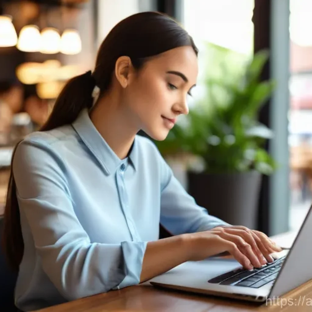 다목적 노트북과 게이밍 노트북 비교 - A sleek, modern ultrabook laptop with a minimalist silver or matte black design, resting on a clean ...